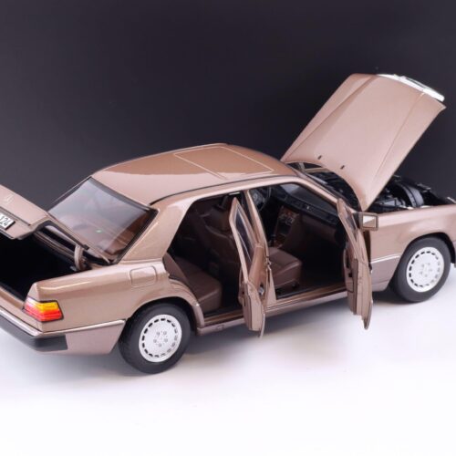 1:18 Norev Mercedes 230 E W124 Limousine 1992 rosewood metallic DEALER VERSION