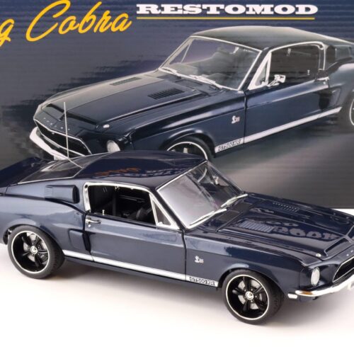 1:18 ACME 1968 Shelby GT500KR Restomod Coupe King Cobra dark blue A1801843
