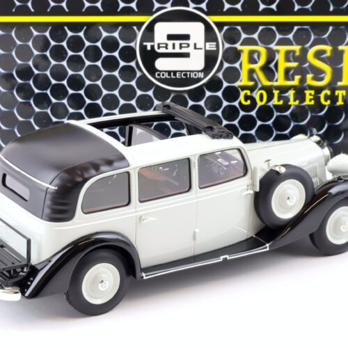 1:18 Triple9 Resin Mercedes 260D Pullman Landaulet 1936 closed back grey/ black