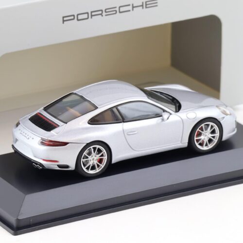 1:43 Herpa Porsche 911 (991.2) Carrera S Coupe silver metallic 2015 WAP DEALER