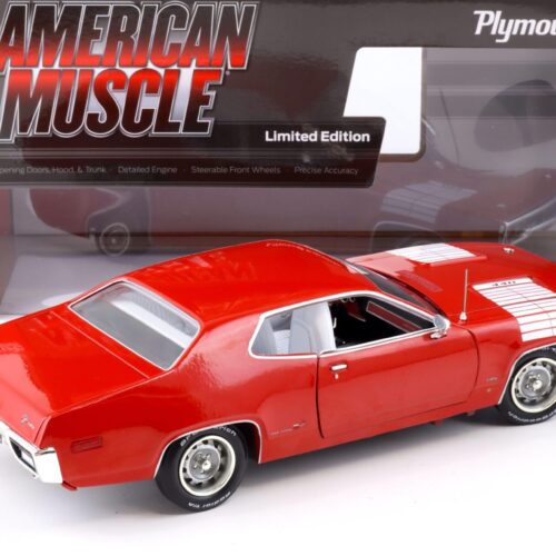 1:18 Auto World 1972 Plymouth Road Runner GTX Class of 72 Rallye red/ white