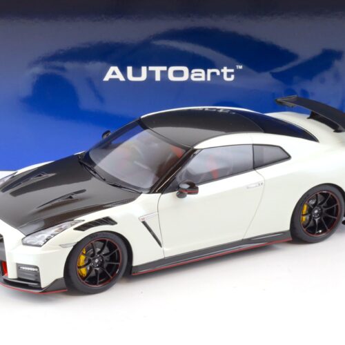 1:18 AUTOart Nissan GT-R (R35) Nismo Special Edition 2022 Brilliant white pearl 77501
