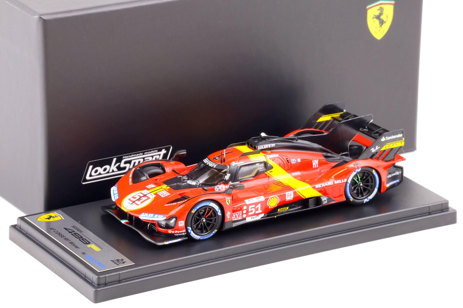 1:43 LookSmart Ferrari 499P AF Corse Winner 24h Le Mans 2023 #51 Guidi/ Calado