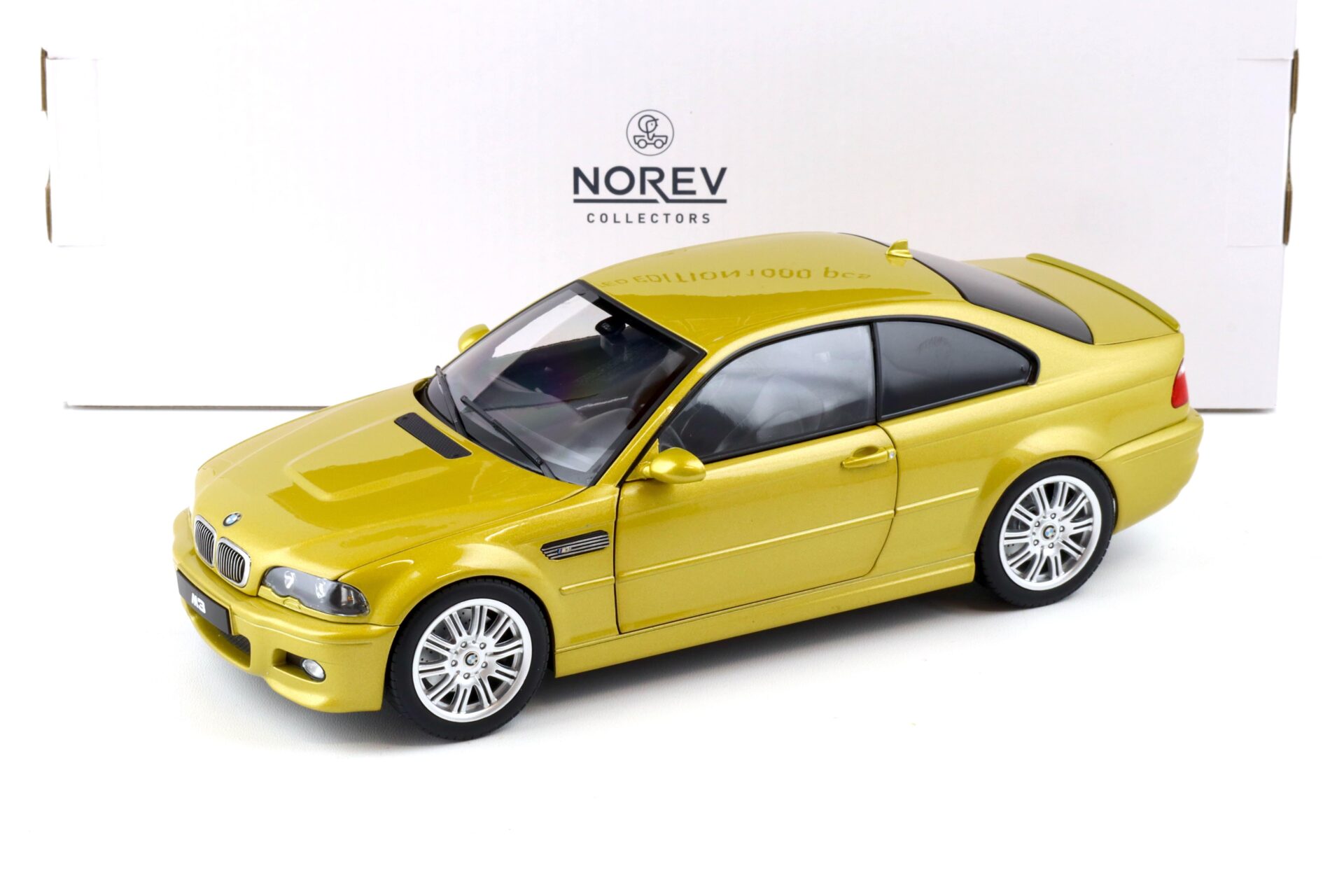 1:18 Norev BMW M3 (E46) Coupe 2000 Phoenix yellow - Limited 1000 pcs.