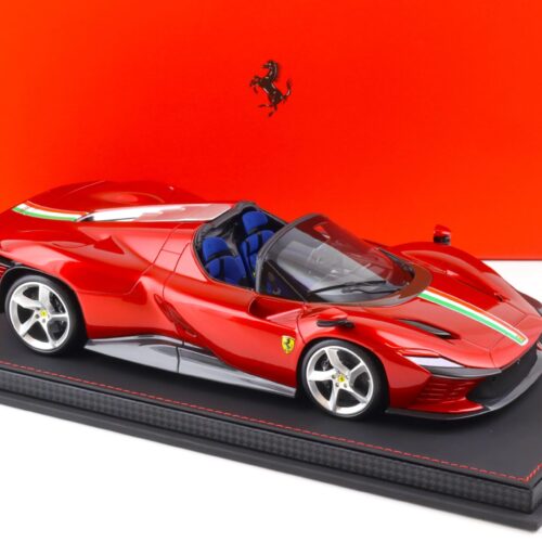 1:18 BBR Ferrari SP3 Daytona Serie Icona Rosso Magma red/ Italian Flag - Limited 21 pcs.