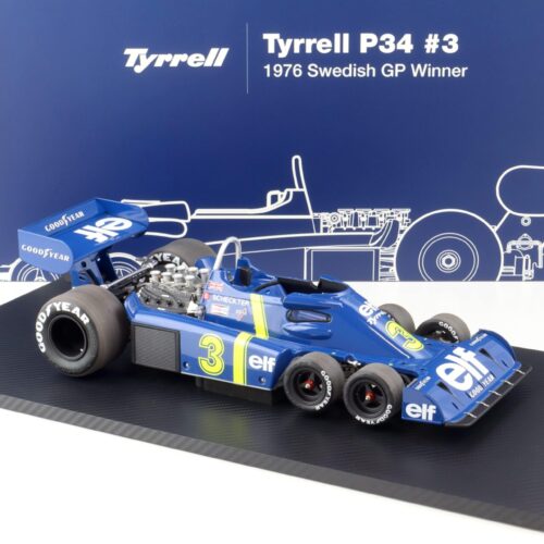 1:12 TSM Model Tyrrell P34 #3 Swedish GP Winner 1976 Scheckter TSM120006