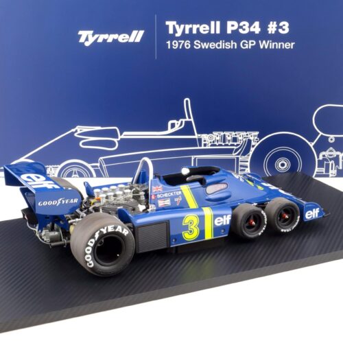 1:12 TSM Model Tyrrell P34 #3 Swedish GP Winner 1976 Scheckter TSM120006