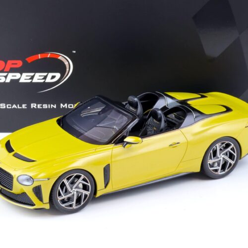 1:18 Top Speed Bentley Continental Bacalar yellow Flame TS0379
