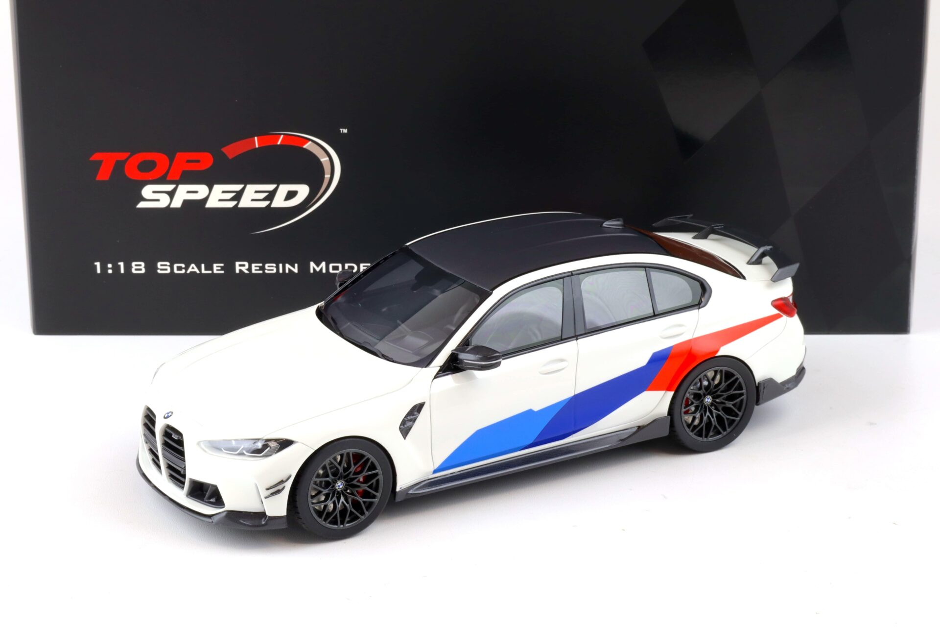 1:18 Top Speed BMW M3 M-Performance (G80) Limousine Alpine white TS0349