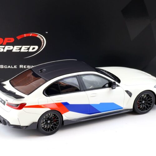 1:18 Top Speed BMW M3 M-Performance (G80) Limousine Alpine white TS0349