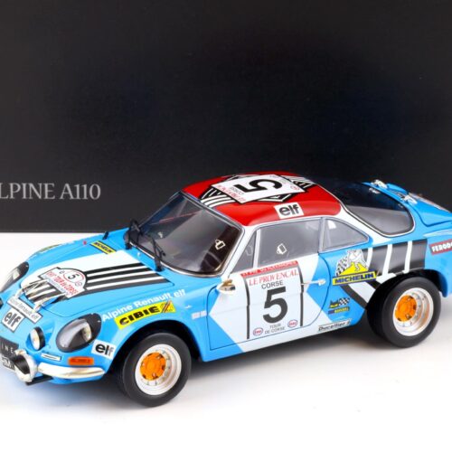 1:18 Kyosho Renault Alpine A110 #5 Rally Tour de Corse 1973 - 08485B