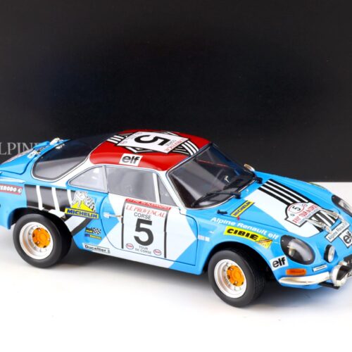 1:18 Kyosho Renault Alpine A110 #5 Rally Tour de Corse 1973 - 08485B