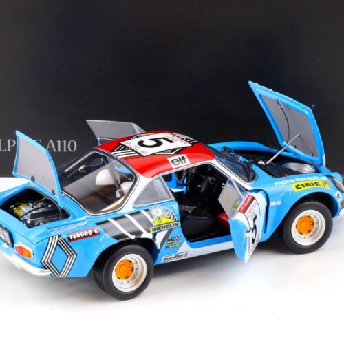 1:18 Kyosho Renault Alpine A110 #5 Rally Tour de Corse 1973 - 08485B