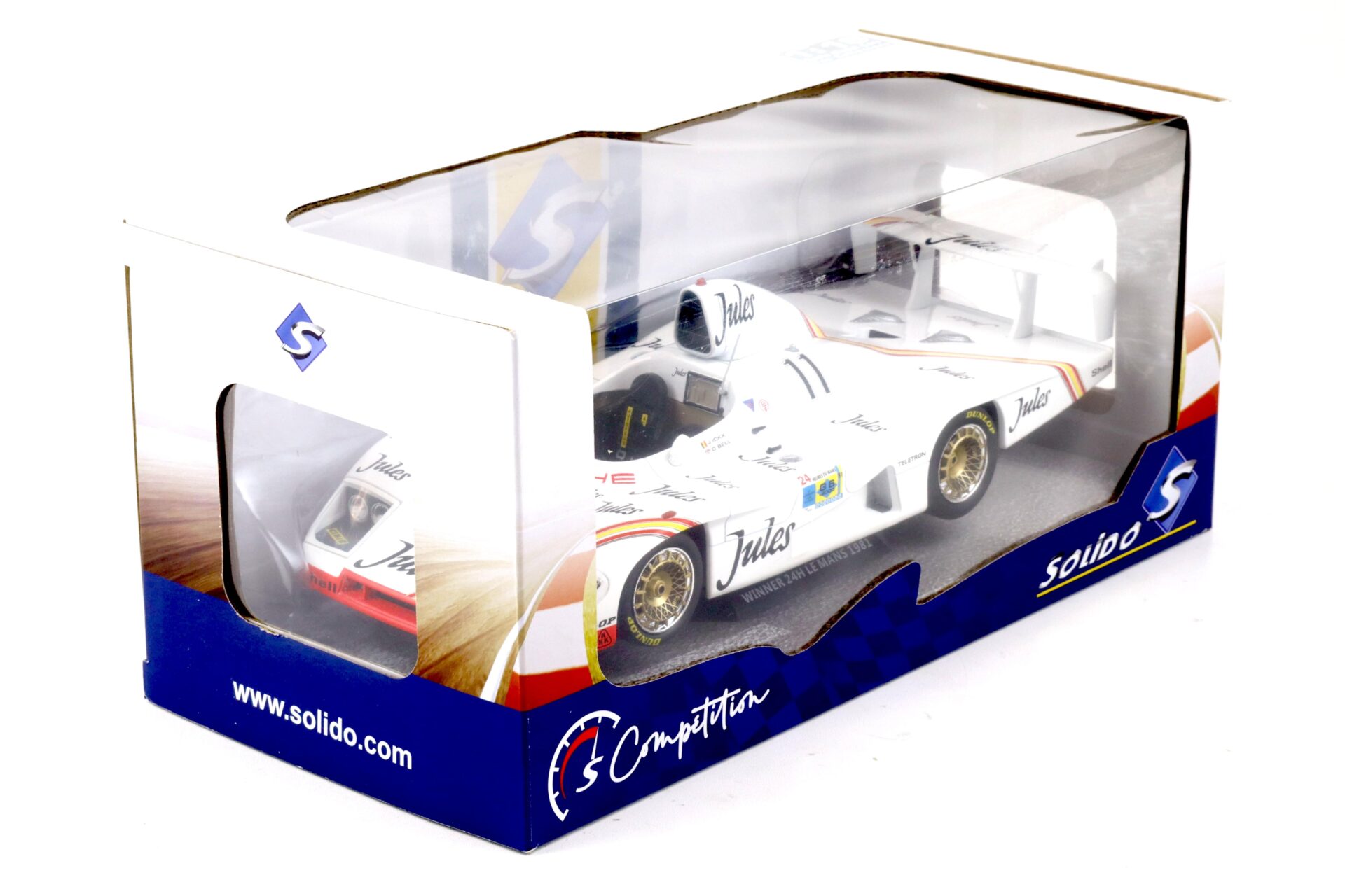 1:18 Solido Porsche 936 Winner 24h Le Mans 1981 Bell/ Ickx #11 Jules
