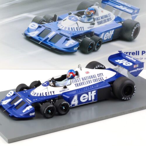 1:18 Spark Tyrrell P34 Depailler 2nd Canadian GP 1977 #4 blue/ white