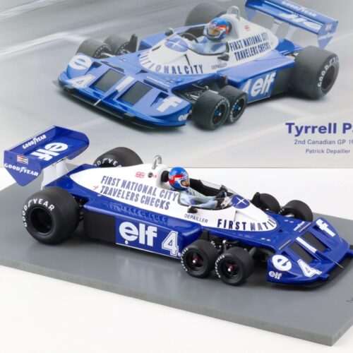 1:18 Spark Tyrrell P34 Depailler 2nd Canadian GP 1977 #4 blue/ white