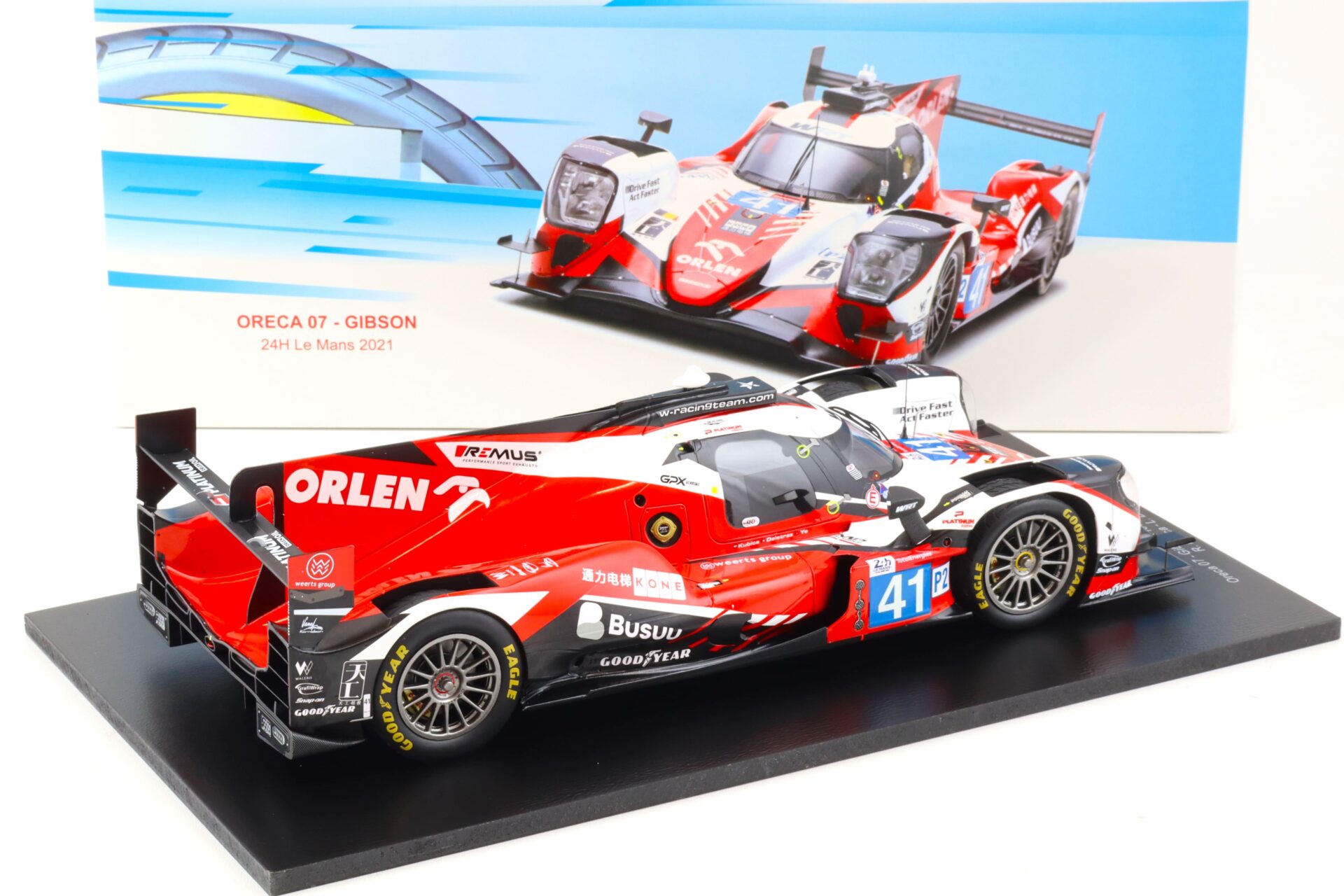 1:18 Spark Oreca 07 Gibson #41 Le Mans 24h 2021 Kubica/Delétraz/Ye Spark