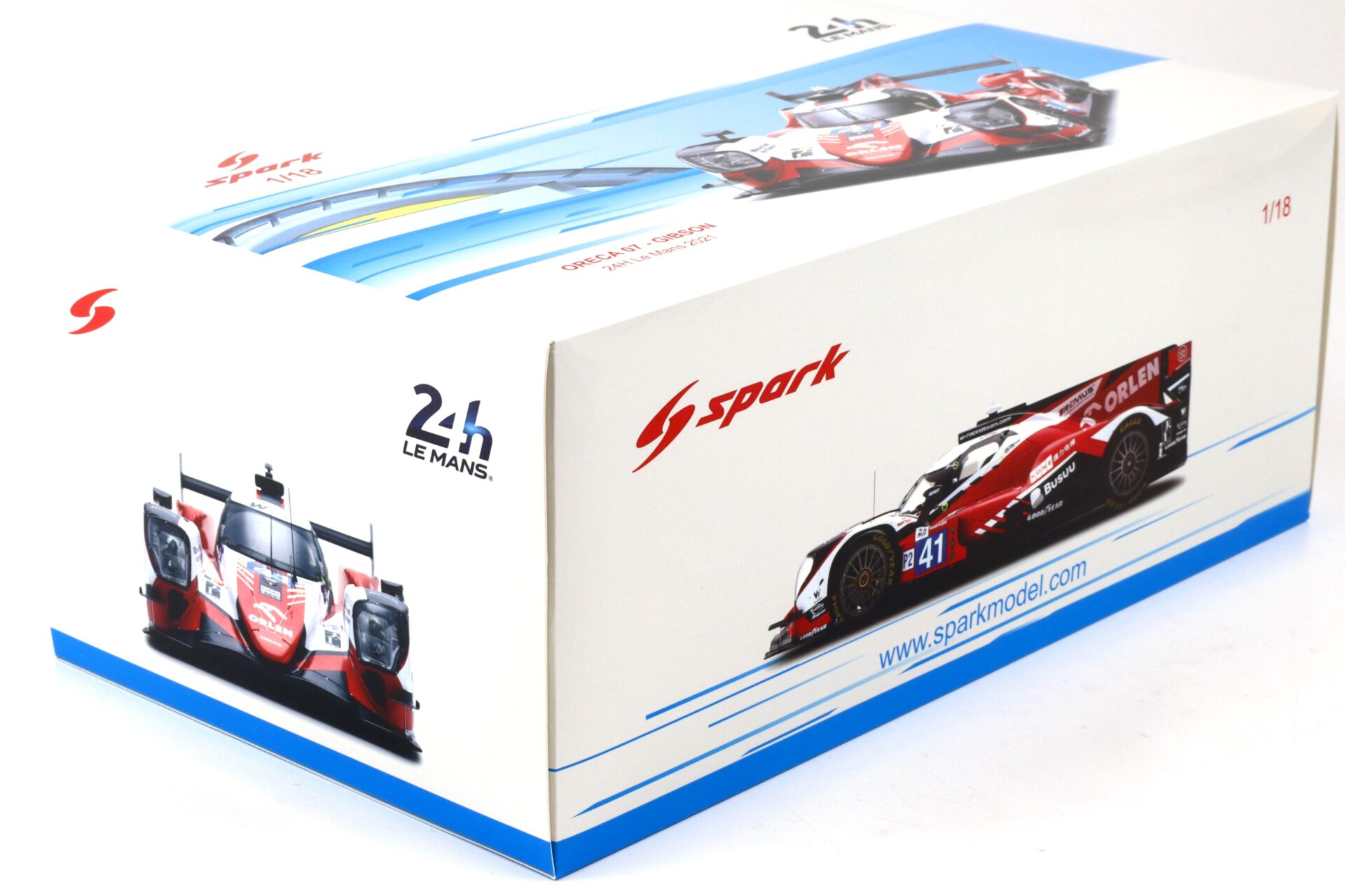 1:18 Spark Oreca 07 Gibson #41 Le Mans 24h 2021 Kubica/Delétraz/Ye Spark