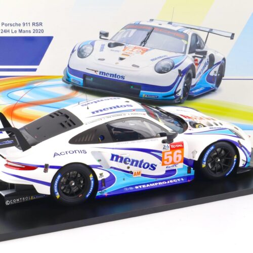 1:12 Spark Porsche 911 RSR #56 Le Mans 24h 2020 MENTOS Cairoli/ Perfetti/ Ten Voorde