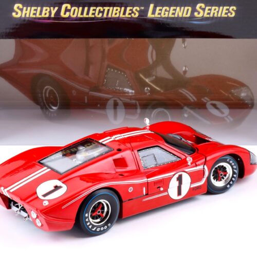 1:18 Shelby Collectibles Ford GT40 MKIV Winner 24h Le Mans 1967 Gurney/Foyt #1