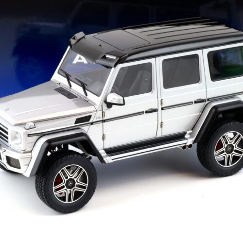 1:18 AUTOart Mercedes G500 4Ã4² G-Klasse silver metallic 76318