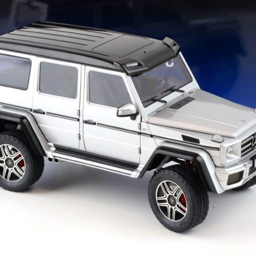1:18 AUTOart Mercedes G500 4Ã4² G-Klasse silver metallic 76318