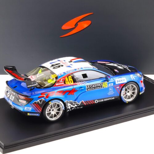 1:18 Spark Alpine A110 Rally Monte Carlo 2022 #46 Guigou/Bronner