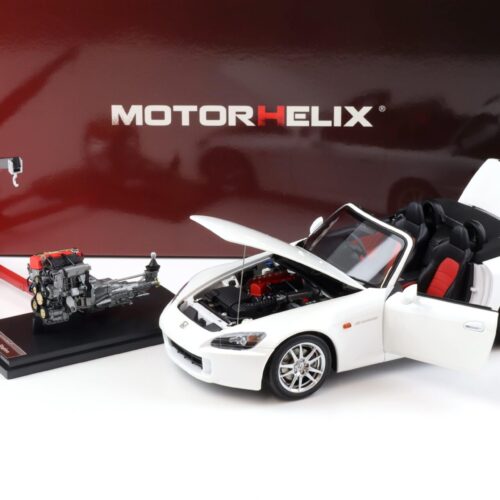 1:18 Motorhelix Honda S2000 (AP2) Grand Prix white + engine Diecast M85102 - Image 2