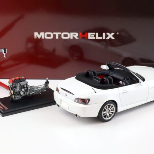1:18 Motorhelix Honda S2000 (AP2) Grand Prix white + engine Diecast M85102 - Image 4