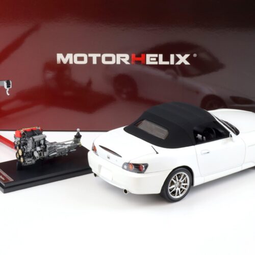 1:18 Motorhelix Honda S2000 (AP2) Grand Prix white + engine Diecast M85102 - Image 6