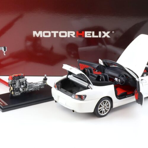 1:18 Motorhelix Honda S2000 (AP2) Grand Prix white + engine Diecast M85102 - Image 7