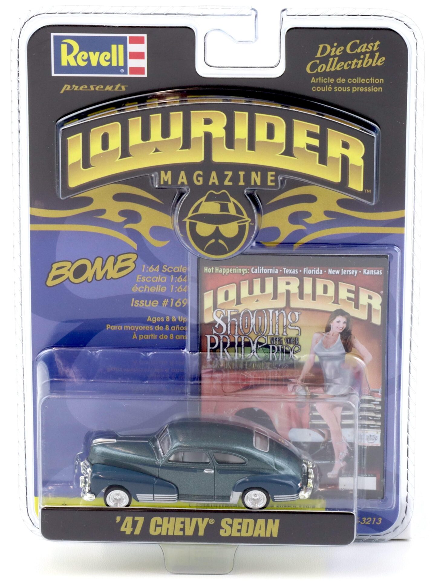 1:64 Revell Lowrider 1947 Chevrolet Sedan blue #169 Bomb