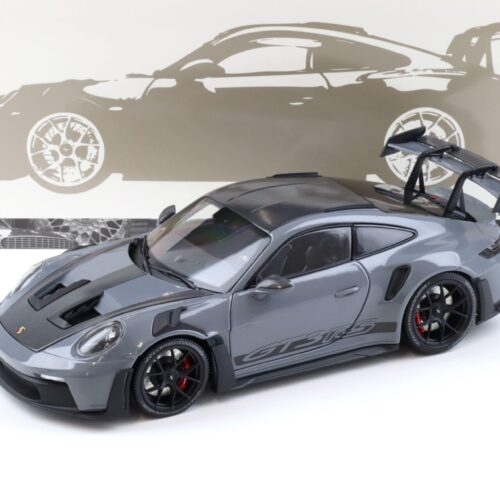 1:18 Minichamps Porsche 911 (992) GT3 RS Weissach Package grey/ black wheels