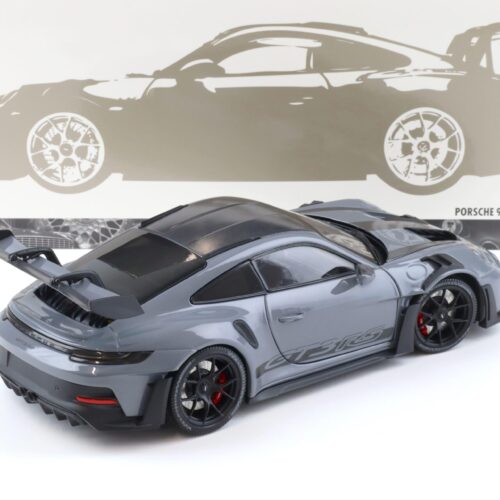 1:18 Minichamps Porsche 911 (992) GT3 RS Weissach Package grey/ black wheels