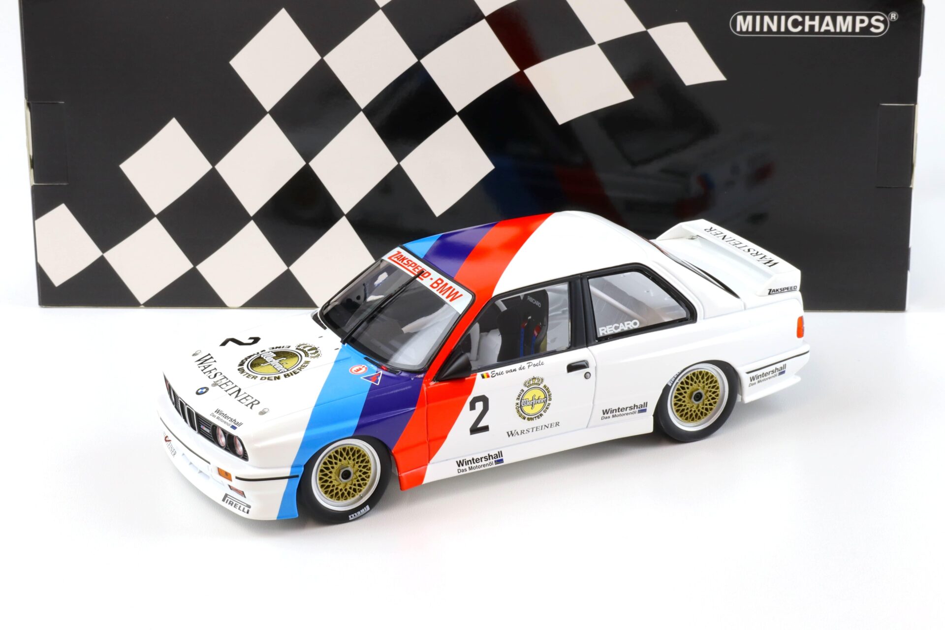 ID 91332 orig.jpg 1:18 Minichamps BMW M3 E30 DTM Zackspeed E.v.d. Poele Champion DTM 1987