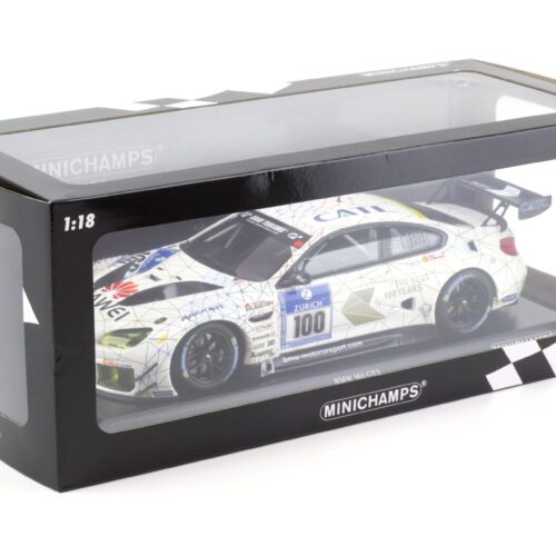 1:18 Minichamps BMW M6 GT3 Schober Motorsport 24h Nürburgring 2016 #100