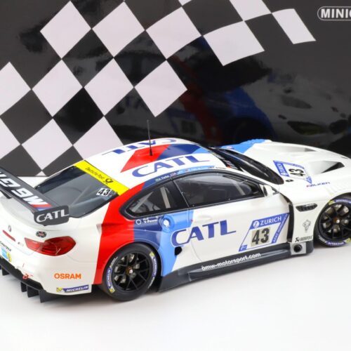 1:18 Minichamps BMW M6 GT3 Team Schnitzer 24h Nürburgring 2017 #43 Farfus/ Lynn