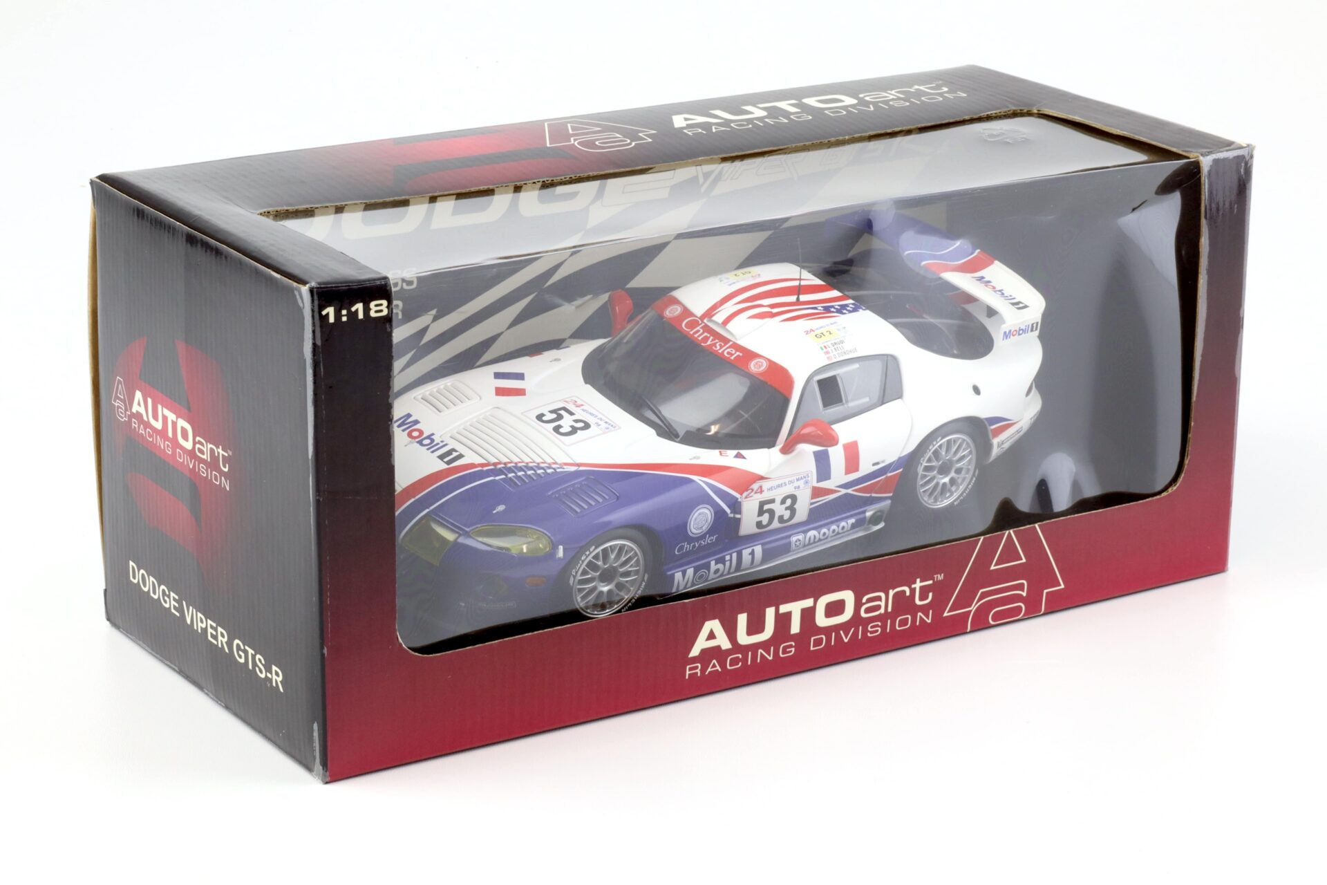 1:18 AUTOart Dodge Viper GTS-R #53 Winner Le Mans 1998 Drudi/ Donohue 89824