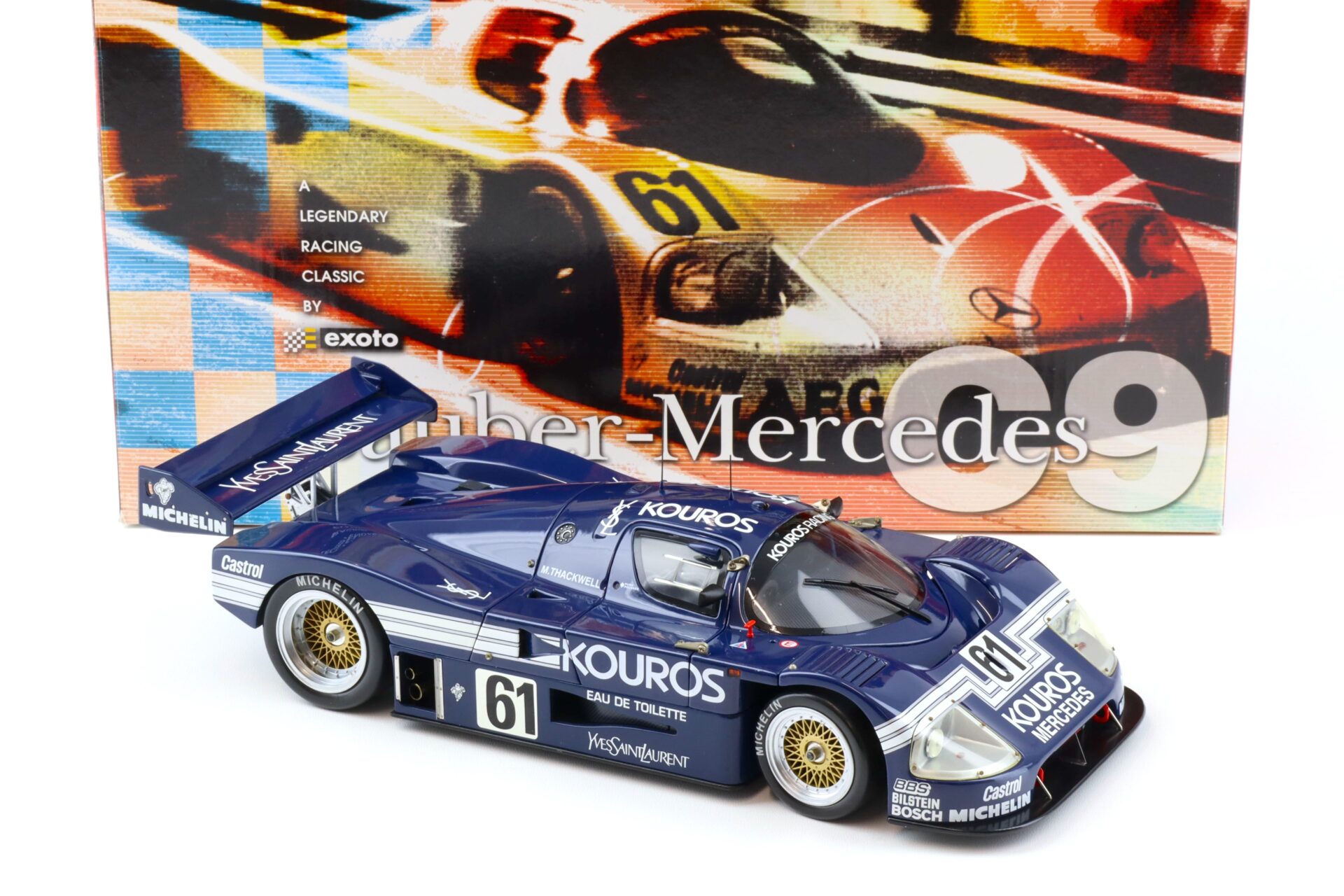 1:18 Exoto Sauber Mercedes C9 Kouros 1987 Spa Francorchamps 1000 km #71 RLG18192