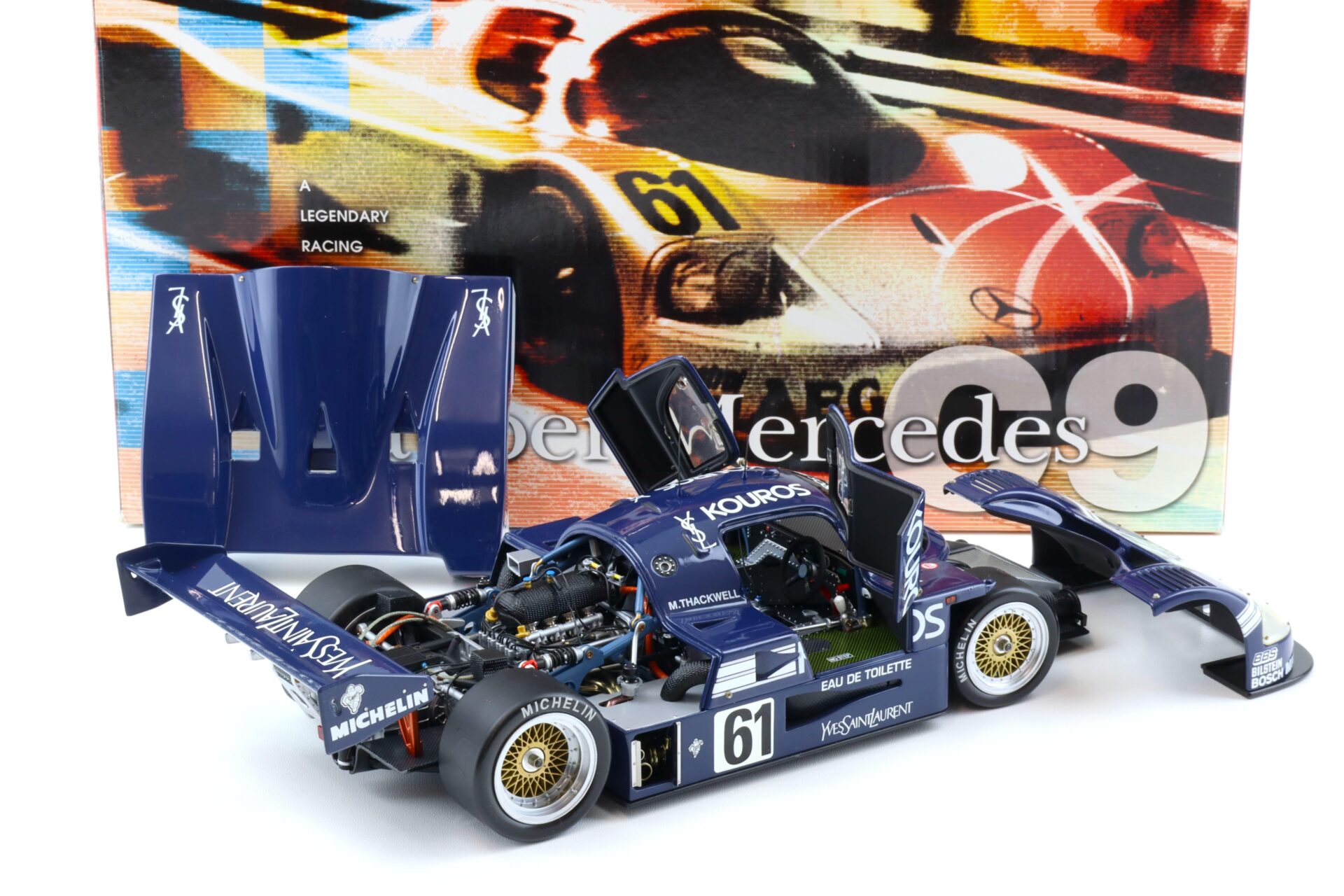 1:18 Exoto Sauber Mercedes C9 Kouros 1987 Spa Francorchamps 1000 km #71 RLG18192