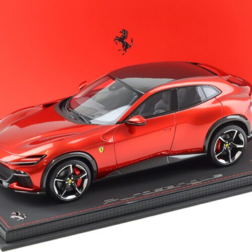 1:18 BBR Ferrari Purosangue Rosso Magma red/ Carbon - Limited 40 pcs.