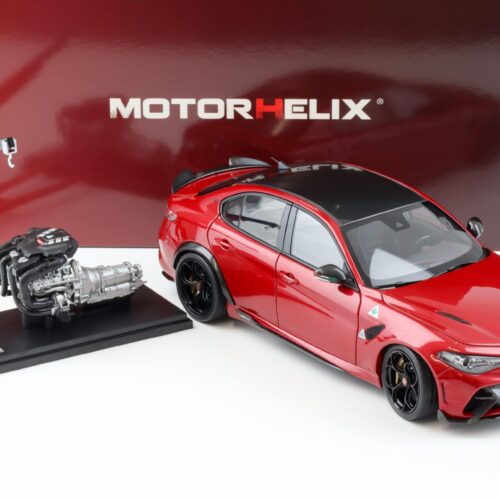 1:18 Motorhelix Alfa Romeo Giulia GTA Rosso GTA red + engine Die-Cast M89001
