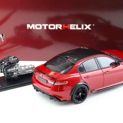 1:18 Motorhelix Alfa Romeo Giulia GTA Rosso GTA red + engine Die-Cast M89001