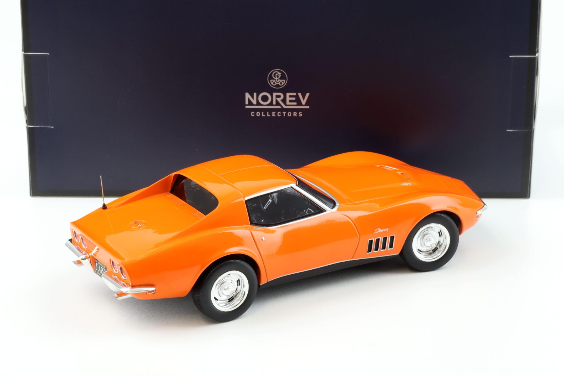 1:18 Norev Chevrolet Corvette C3 Stingray Coupe 1969 Monaco orange - Limited 200 pcs.