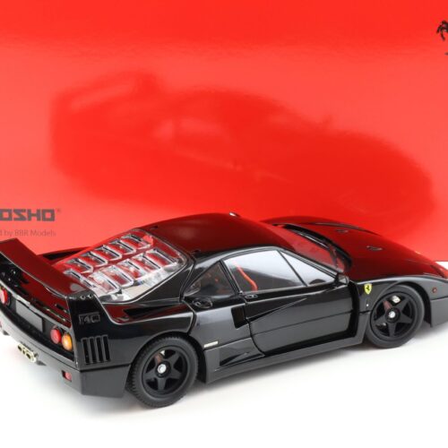 1:18 Kyosho 1987 Ferrari F40 Coupe black 08416BK Die-Cast