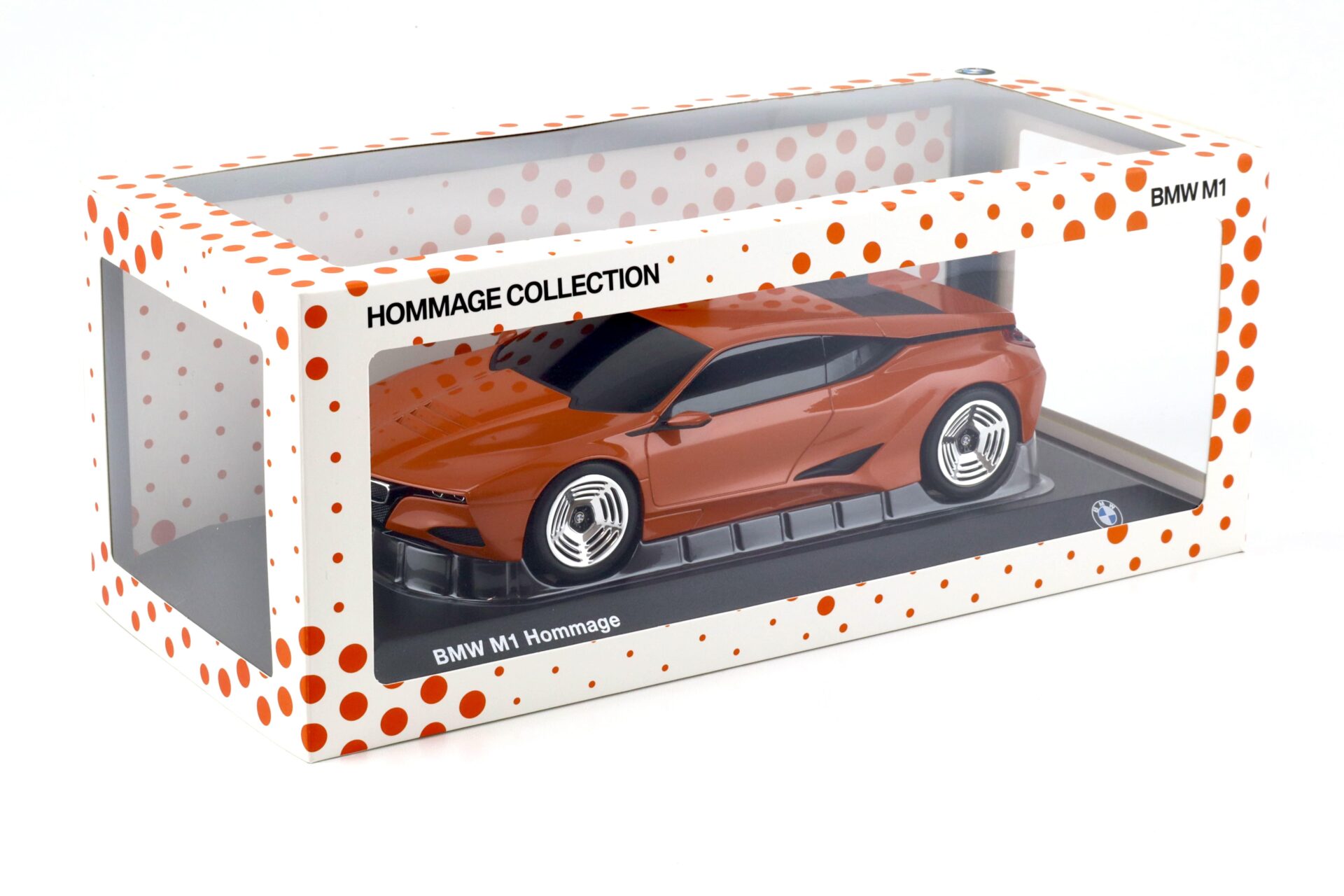 1:18 Norev BMW M1 Hommage orange metallic Hommage Collection DEALER VERSION