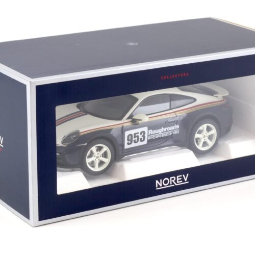1:18 Norev Porsche 911 (992) Dakar Coupe 2023 Roughroads #953 - Image 5