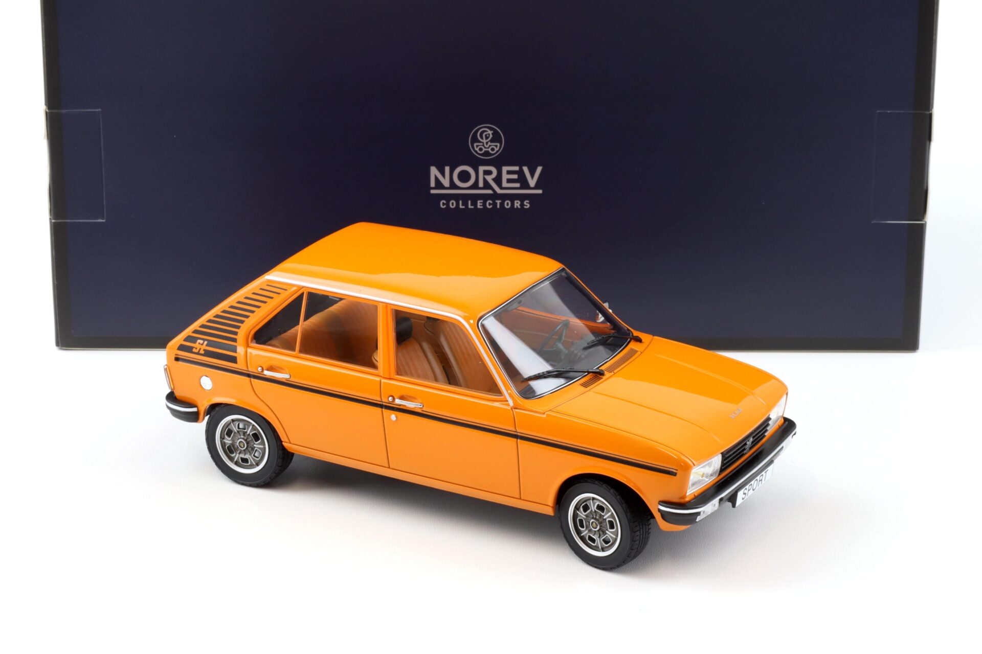 1:18 Norev Peugeot 104 SL Sport 1979 orange - Limited 104 pcs.