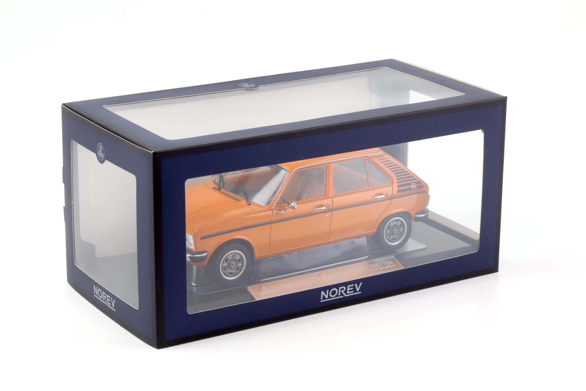1:18 Norev Peugeot 104 SL Sport 1979 orange - Limited 104 pcs.