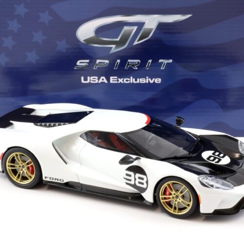 1:18 GT Spirit ACME US037 Ford GT Heritage Edition #98 frozen white 2021